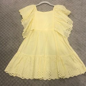 Zara Girls flutter sleeve dress